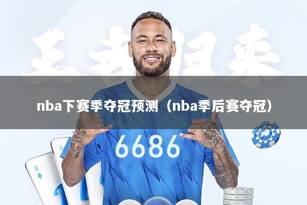 nba下赛季夺冠预测（nba季后赛夺冠）