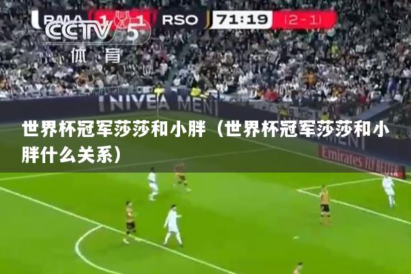世界杯冠军莎莎和小胖（世界杯冠军莎莎和小胖什么关系）
