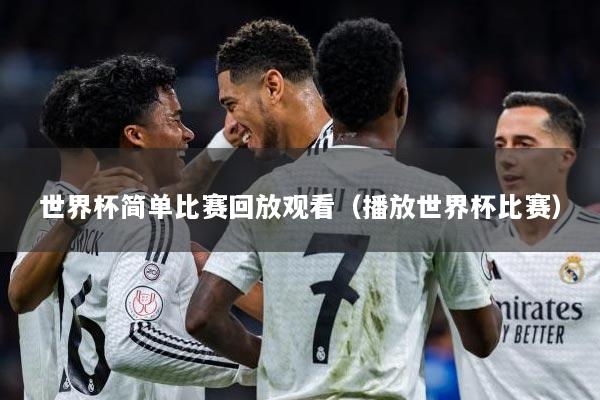 世界杯简单比赛回放观看（播放世界杯比赛）